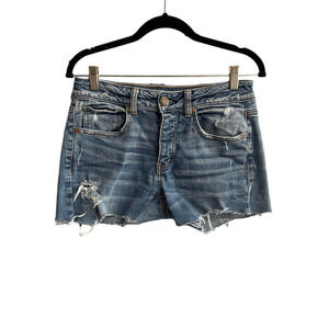 American Eagle Tomgirl Cutoff Denim Shorts Size 4